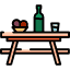 picnic table icon