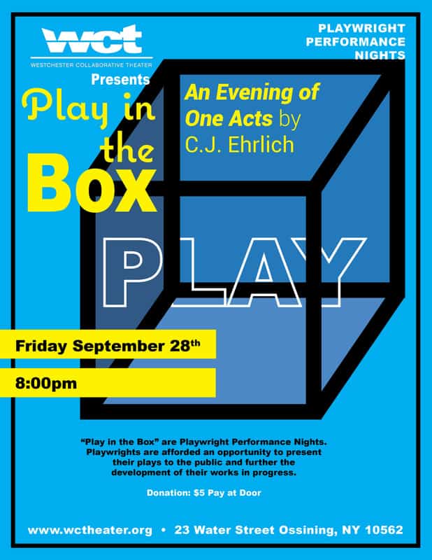An Evening of One Act plays by C.J. Ehrlich