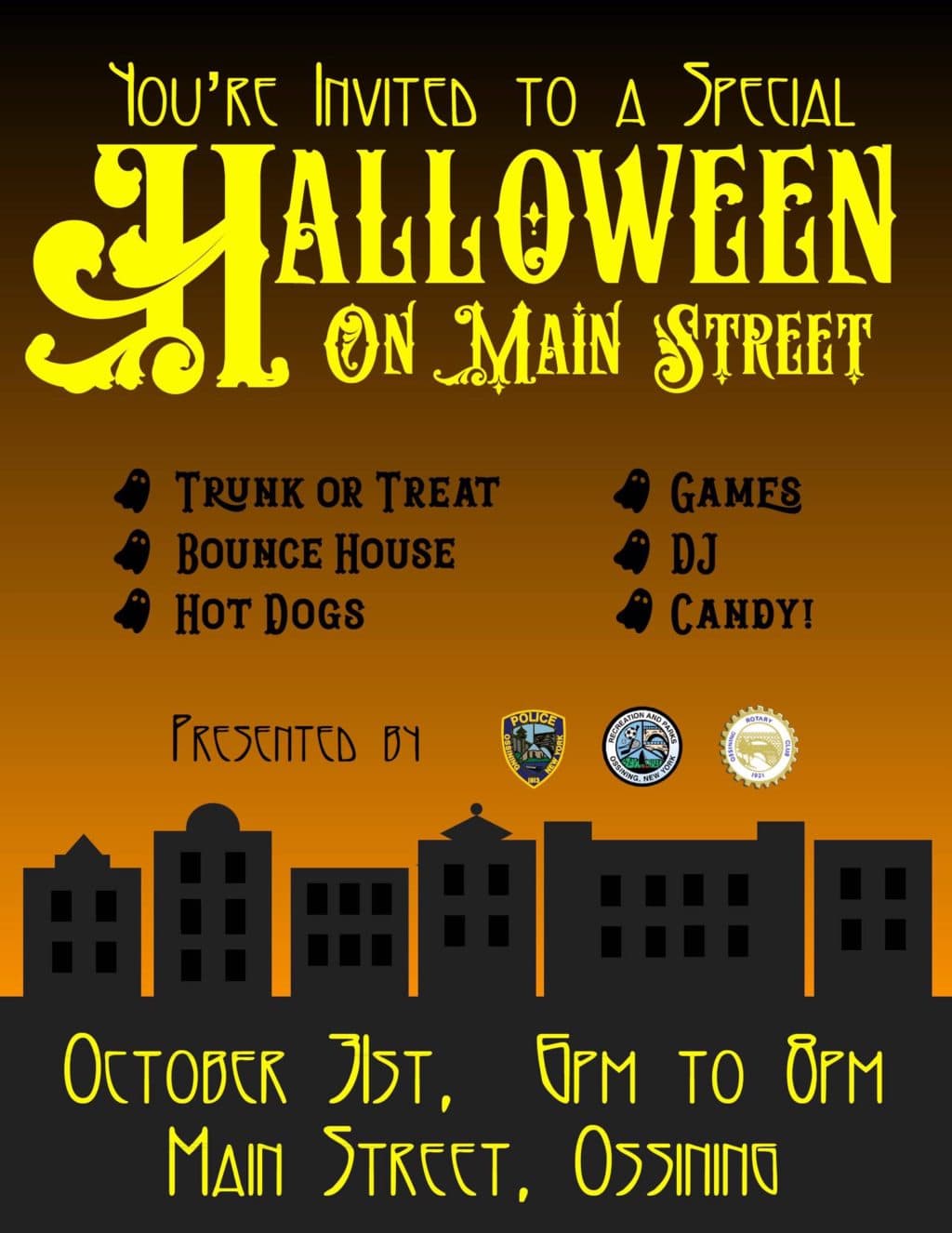 Halloween On Main Street Ossining