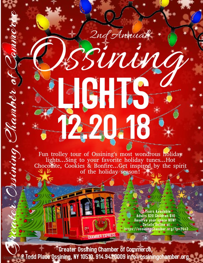 2nd Annual Ossining Lights Holiday Trolley Tour