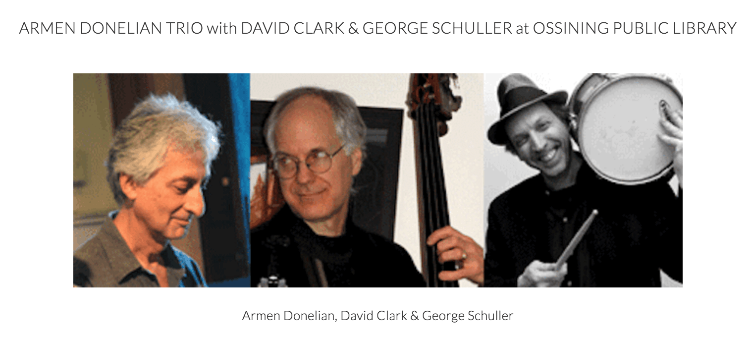 Armen Donelian, David Clark & George Schuller