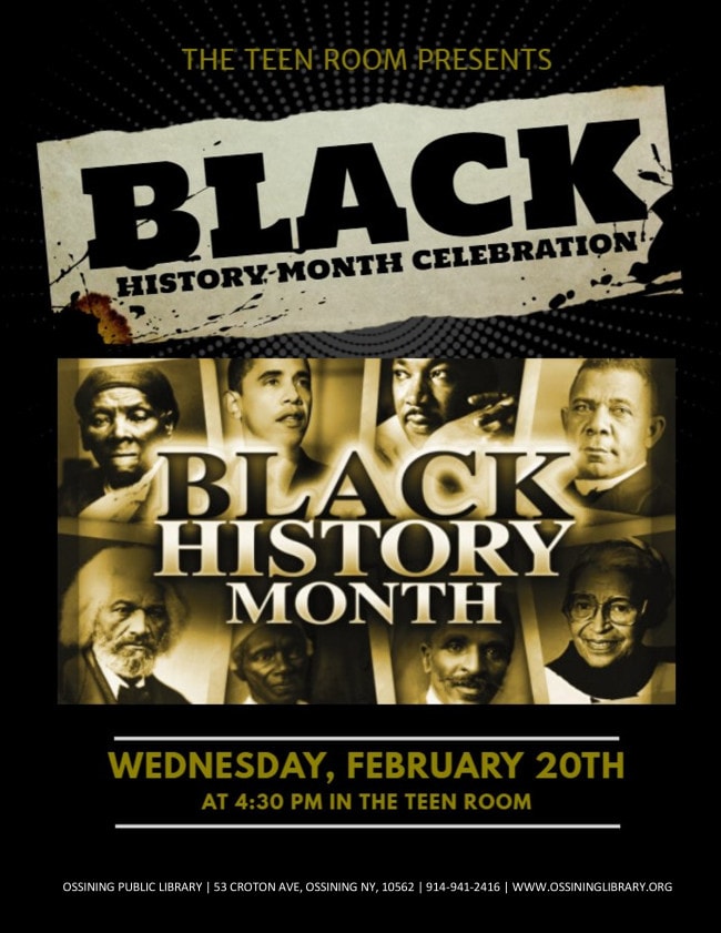 Black history month Ossining