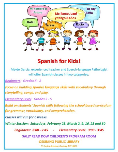 Spanish Classes For Kids
