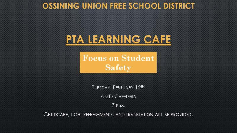 PTA Learning Cafe Ossining
