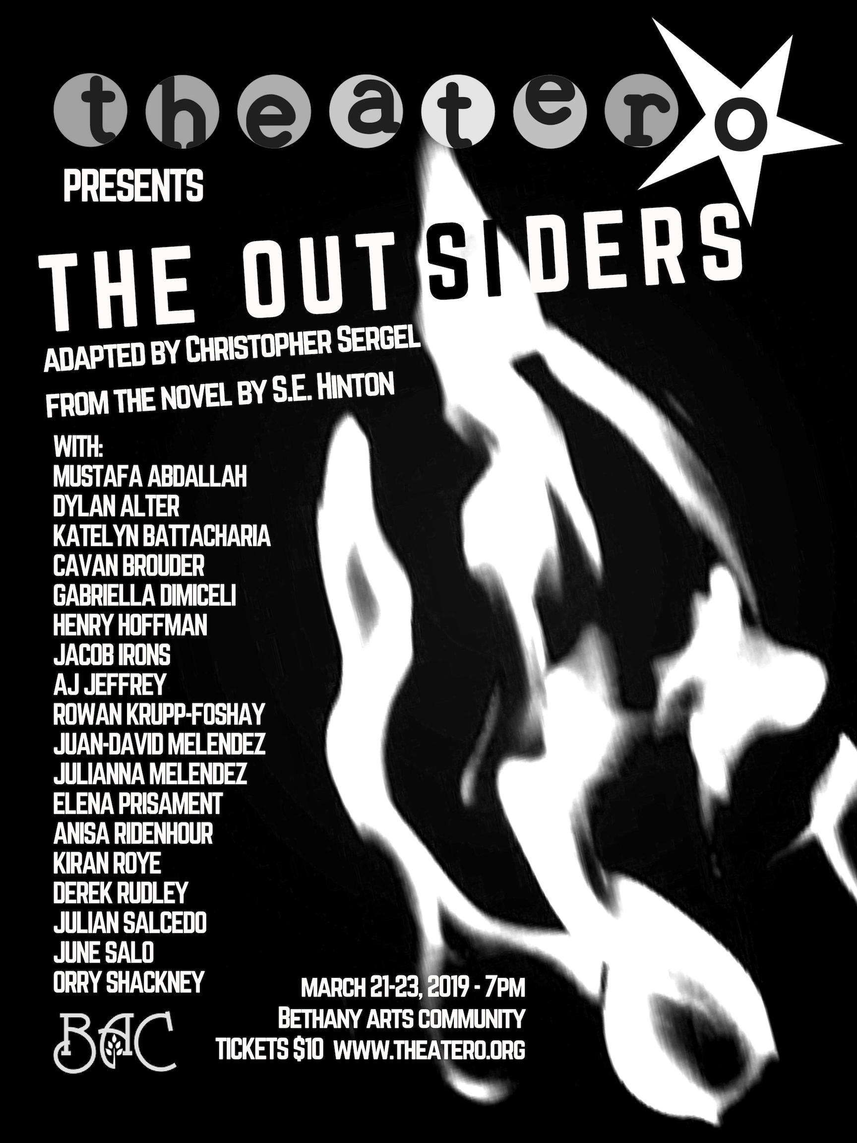 Theater O presents its middle school production of “The Outsiders”