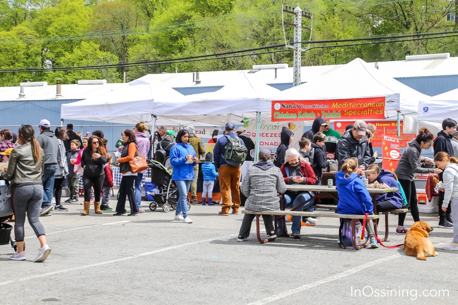Food at Earth Day in Ossining