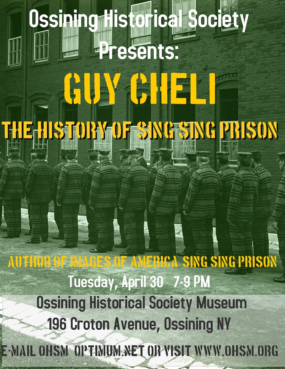 Talk on Sing Sing Prison