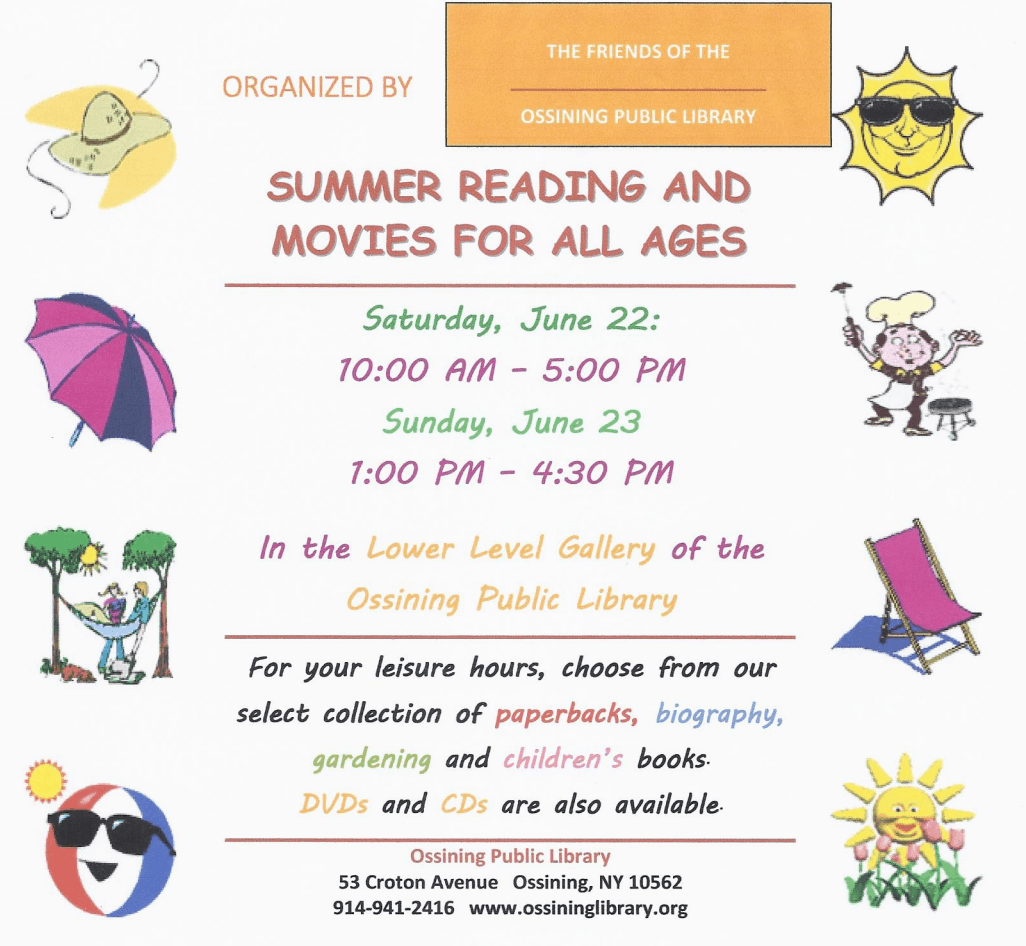 Summer reading and Movies for all ages