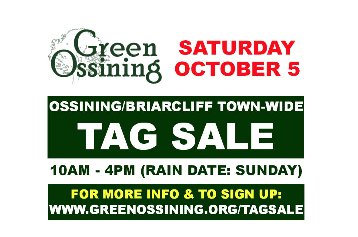 Green Ossining Fall tag Sale