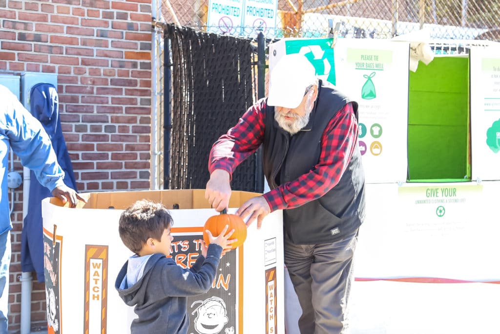 Pumpkin painting at Ossining Fall Festival