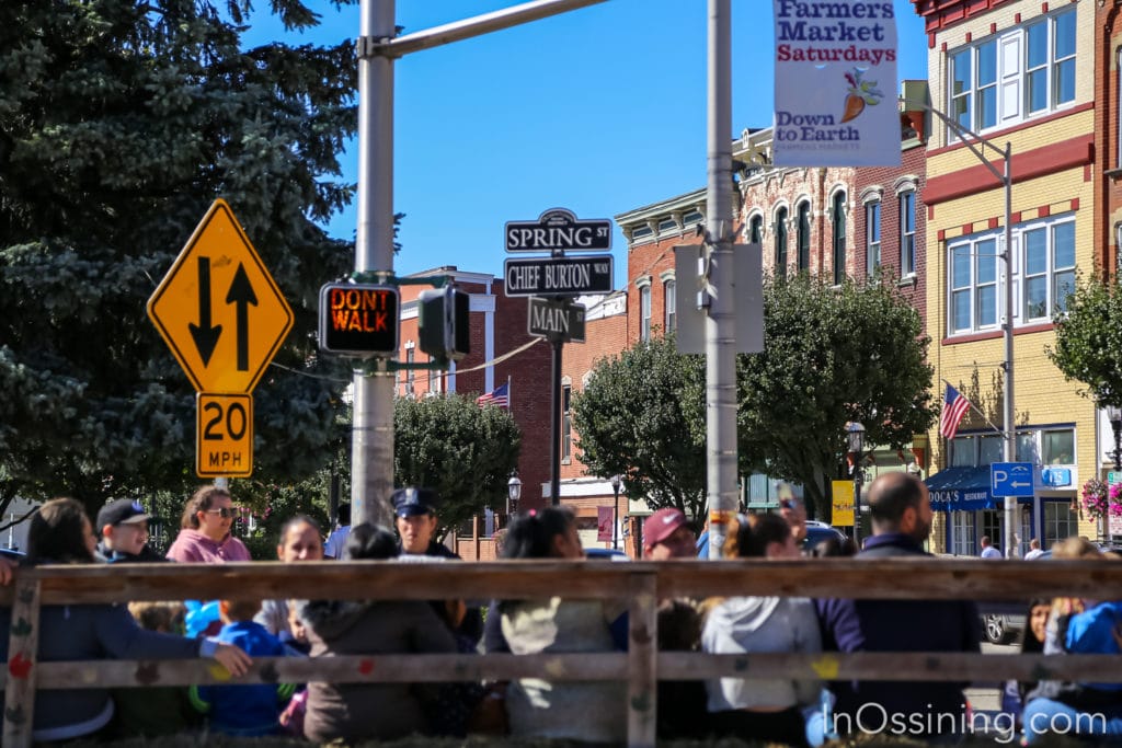 Hay Ride on Ossining Main Street