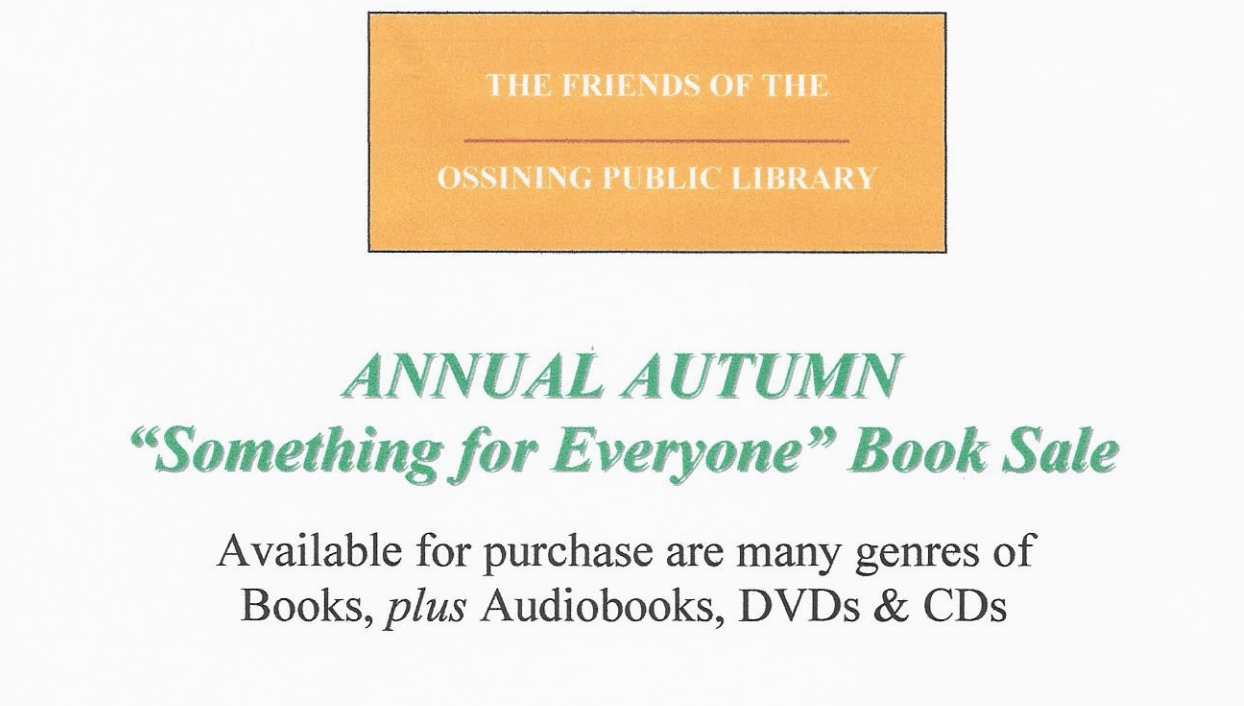 Ossining Library Book Sale