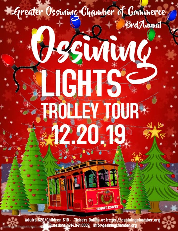 2nd Annual Ossining Lights Holiday Trolley Tour