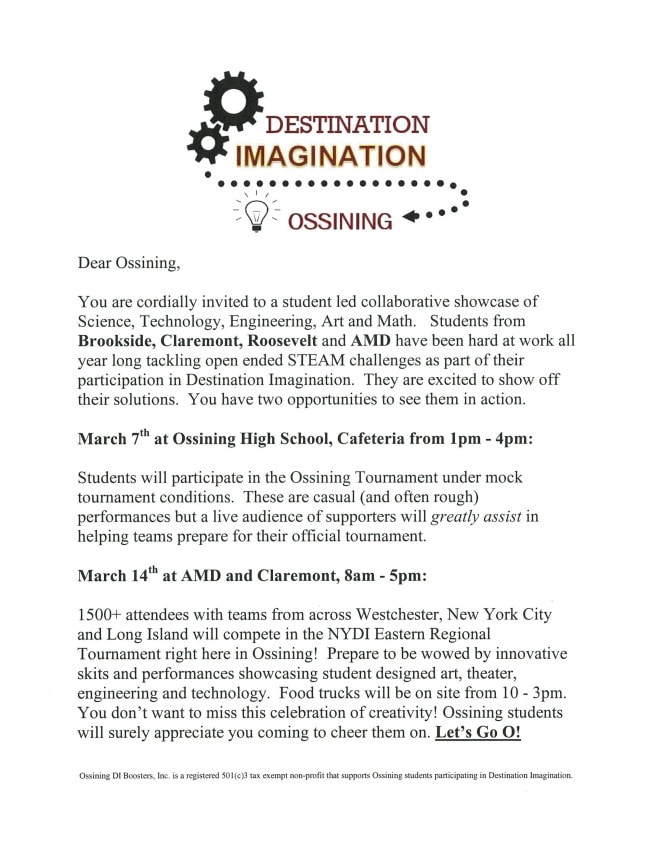 Destination Imagination Ossining