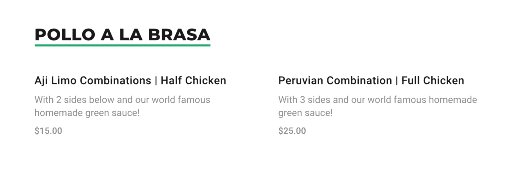 Pollo a la Brasa