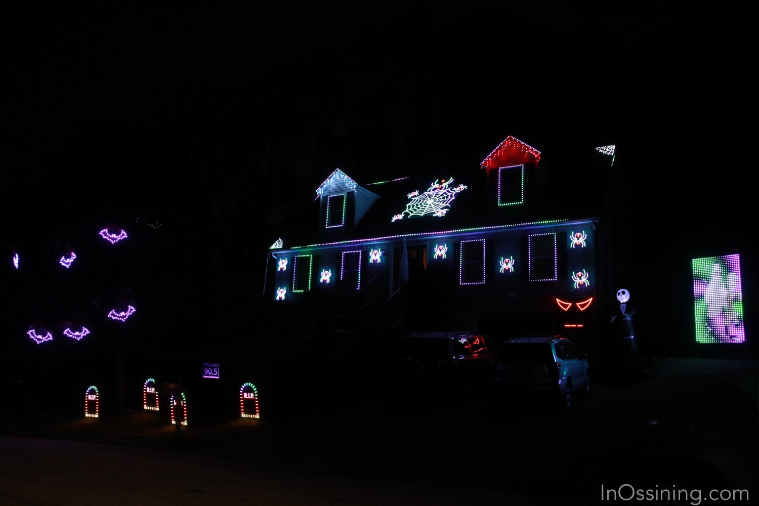 Halloween Lights on Jenkins Court
