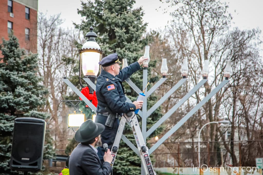 Ossining Menorah Lighting