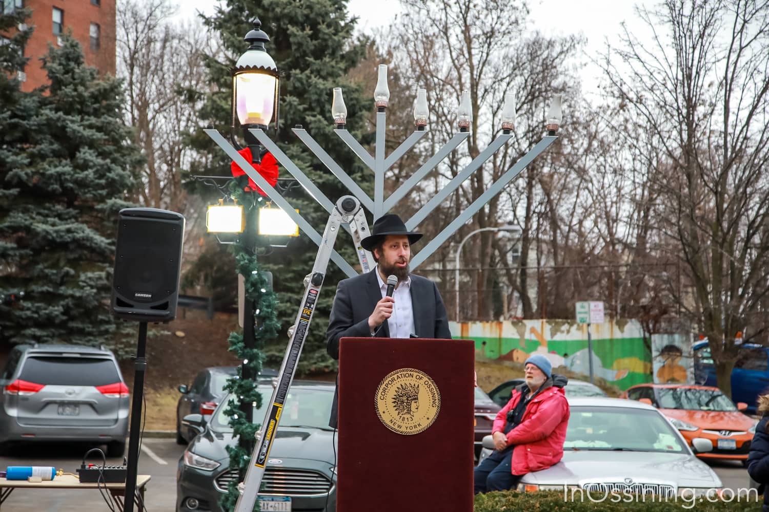 Ossining Menorah Lighting